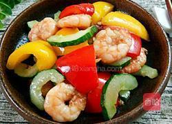 彩椒炒虾仁的做法图解9