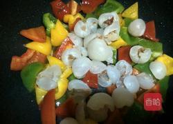 荔枝彩椒炒鸡肉的做法图解7