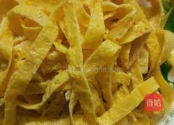 彩椒炒蛋皮的做法图解3