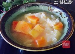 银耳木瓜排骨汤的做法图解9