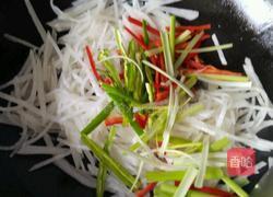 麻辣白萝卜丝的做法图解4