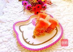 西瓜葡萄干冰棍的做法图解8