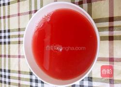 西瓜葡萄干冰棍的做法图解5