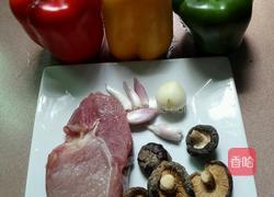 彩椒酿肉的做法图解1