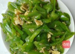 青椒虾皮炒蛋的做法图解9