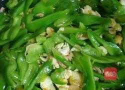 青椒虾皮炒蛋的做法图解8