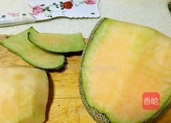 哈密瓜燕麦冰粥的做法图解2