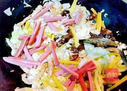 卷心菜泡菜炒年糕的做法图解10