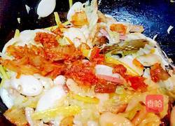 卷心菜泡菜炒年糕的做法图解11