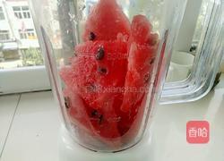 西瓜冰爽西米露的做法图解2