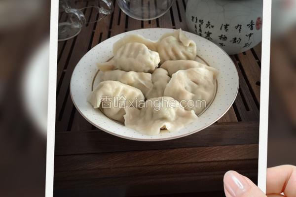西葫芦虾仁素水饺