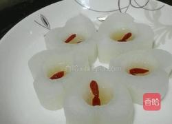 白萝卜翡翠爱心盅的做法图解8