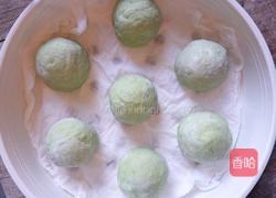 青菜汁馒头的做法图解7