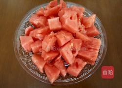 西瓜柠檬汁的做法图解2