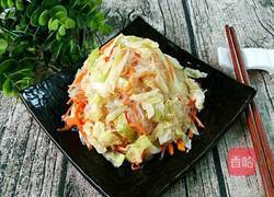 卷心菜炒粉丝的做法图解5