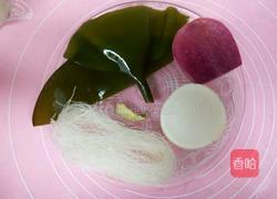 粉丝白萝卜海带汤的做法图解1