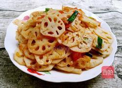 西红柿炒莲藕的做法图解11