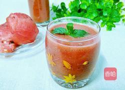 鲜榨西瓜汁的做法图解8