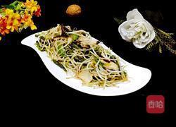  香菇绿豆芽的做法图解9