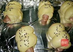 黑椒火腿肠面包的做法图解12