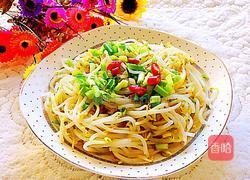 凉拌绿豆芽的做法图解6