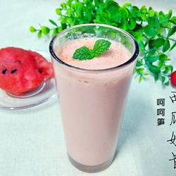 西瓜奶昔的做法[图]