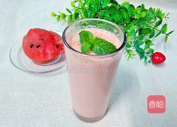 西瓜奶昔的做法图解8