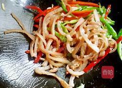 双椒炒肉皮的做法图解8