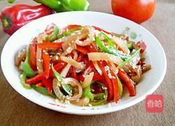 双椒炒肉皮的做法图解10