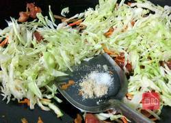 卷心菜炒饭的做法图解7