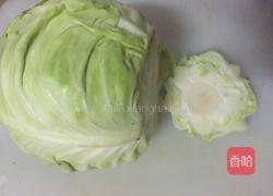 翡翠卷心菜卷的做法图解1