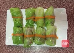 翡翠卷心菜卷的做法图解15