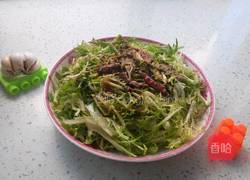 素拌苦苣的做法图解5