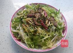 素拌苦苣的做法图解4