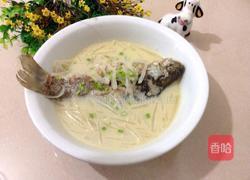 白萝卜丝鲫鱼汤的做法图解7