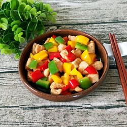 彩椒炒鸡丁的做法[图]