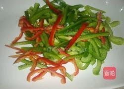 彩椒炒肉丝的做法图解2