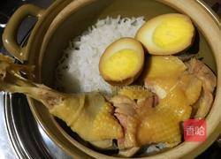 盐焗鸡卤蛋煲仔饭的做法图解6