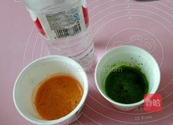 猪肉小白菜彩色水饺的做法图解2