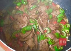 椒椒猪肝的做法图解4