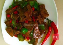 椒椒猪肝的做法图解5