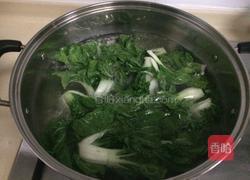 ，碧绿菜胆扒花菇。的做法图解3