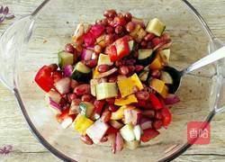 彩椒老醋花生的做法图解10