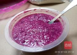 欧洲杯紫薯甜酒蛋发糕的做法图解3