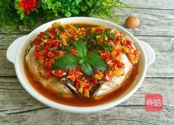 双椒蒸鲢鱼头的做法图解13