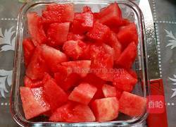 西瓜沙冰的做法图解3