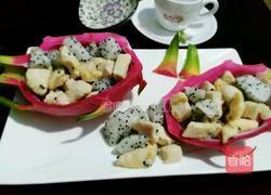 火龙果炒鸡丁的做法图解6