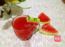 蜂蜜西瓜汁的做法图解4