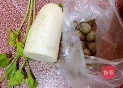 牛肉丸白萝卜汤的做法图解1