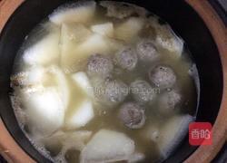 牛肉丸白萝卜汤的做法图解5
